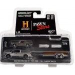 Greenlight 1:64 Pawn Stars - Ford F-1502015  with Unrestored 1968 Ford Mustang GT Fastback on Flatbed Trailer